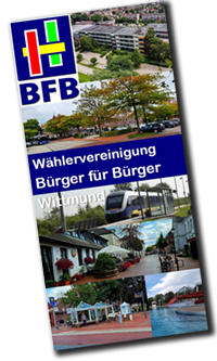 Flyer der BFB Flyer der BFB